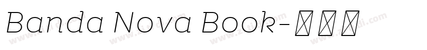 Banda Nova Book字体转换 Banda Nova Book字体转换